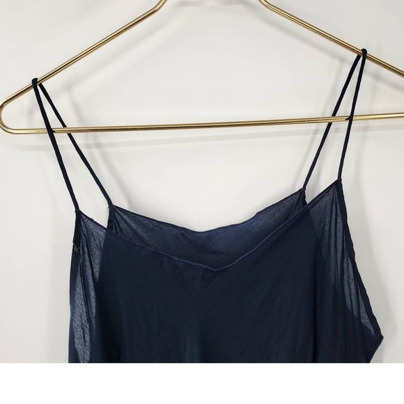 NWOT Cloe Cassandro Blue Midi Rayon‎ Slip Tank Dress Size Medium - Picture 3 of 10